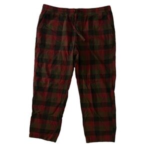 REI Men’s Red and Black Plaid Pajama Pants XLarge